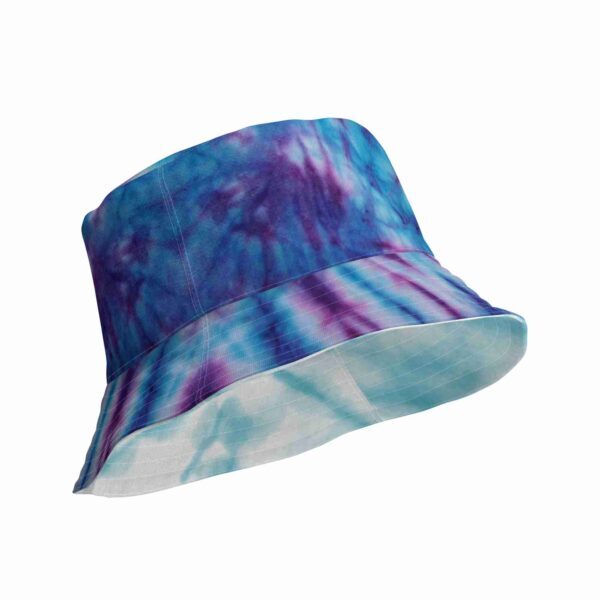Purple Spiral Reversible Bucket Hat - Image 4
