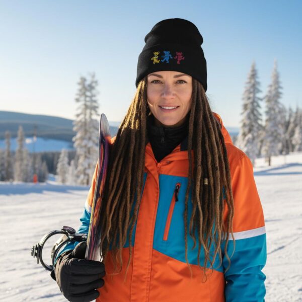 The Grateful Store-Happy Bears Cuffed Beanie