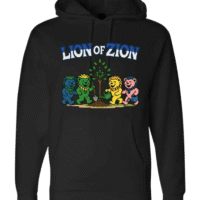 Lion of Zion Apparel-Dancing Lions Hoodie