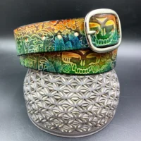 Lost Sailor Leather-Belt-Grateful Mushrooms1