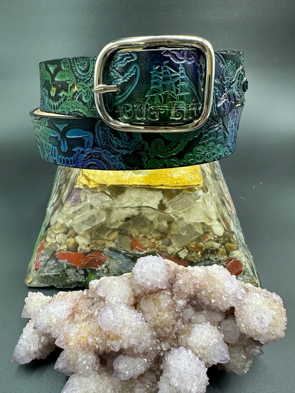 Lost Sailor Leather-Belt-Grateful LOST SAILOR