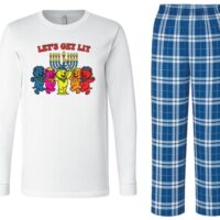 Lion of Zion Apparel-Let's Get Lit Hanukkah PJs