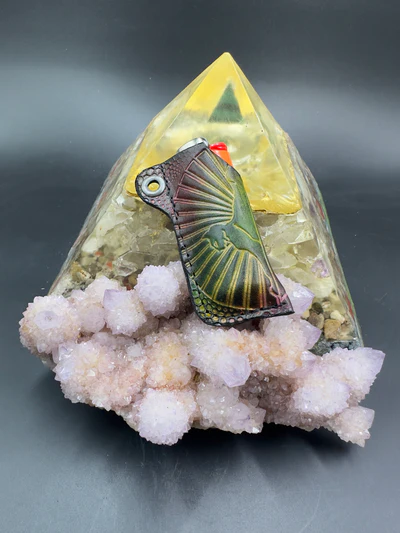 Lost Sailor Leather-Cats Under The Stars Lighter Case