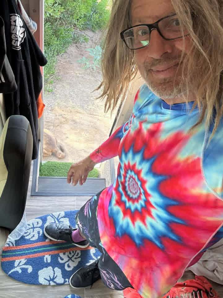 RedWhirl-RashGuardTop-AugustModel Ref Whirl Swim SHirt