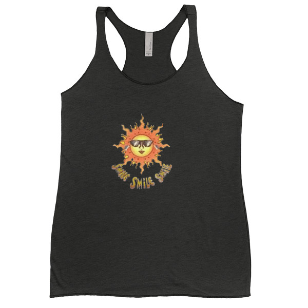 The Grateful Store-Smile Smile Smile Racerback Tank Top