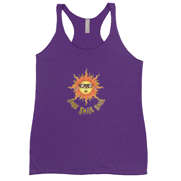The Grateful Store-Smile Smile Smile Racerback Tank Top