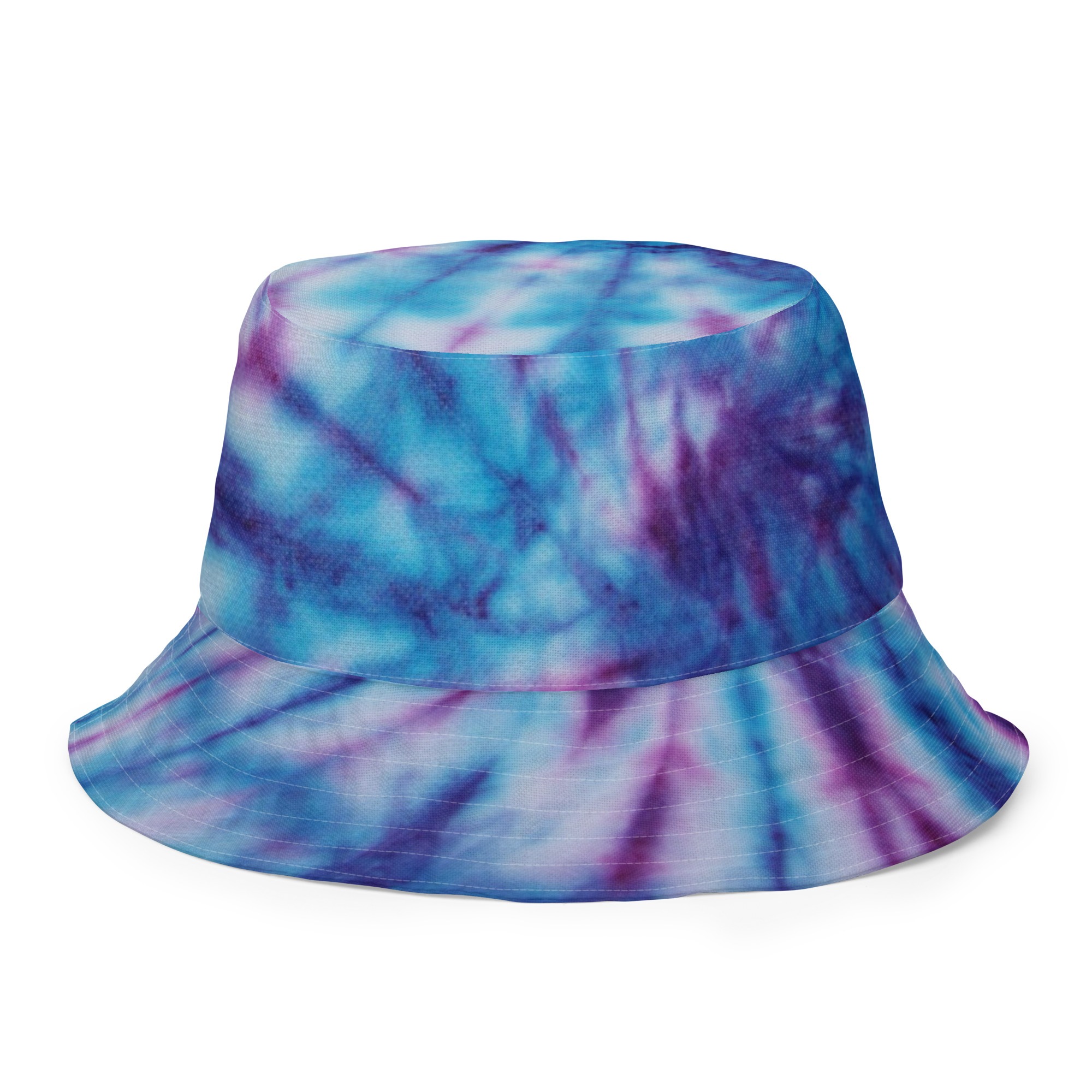 The Grateful Store-Purple Spiral Reversible Bucket Hat